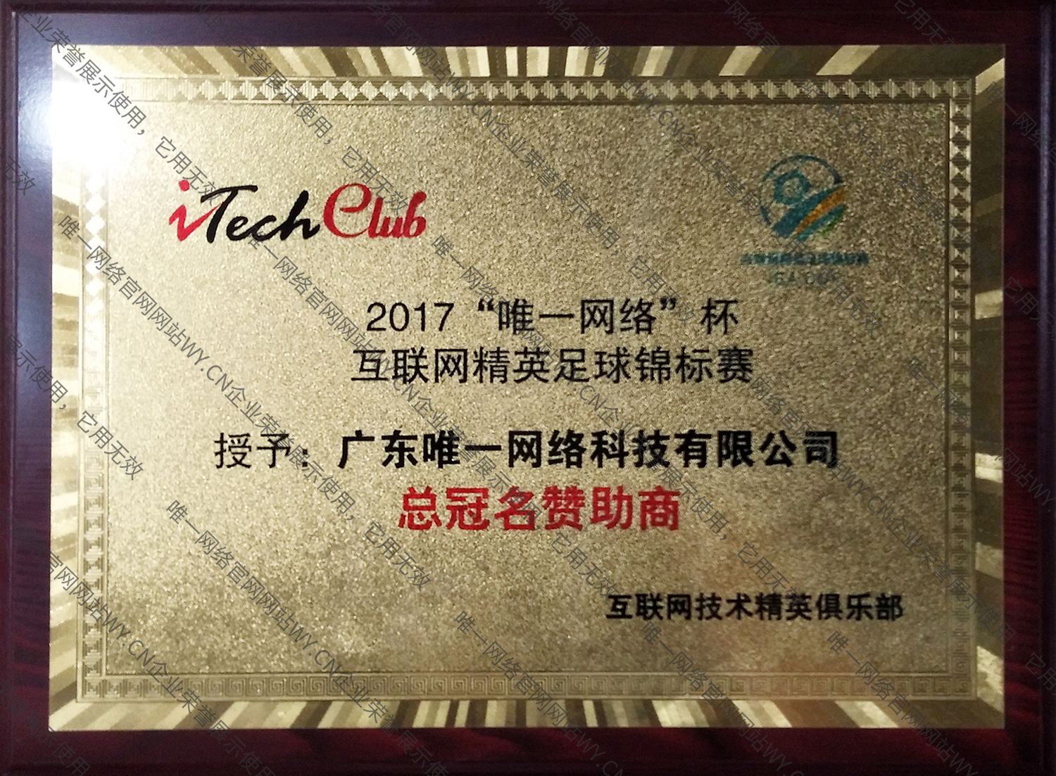 2017互聯(lián)網(wǎng)精英足球錦標(biāo)賽總冠名贊助商