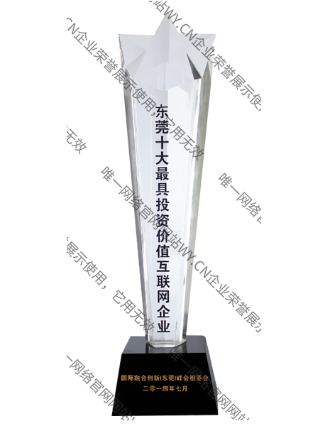 2014年度東莞十大最具投資價(jià)值互聯(lián)網(wǎng)企業(yè)